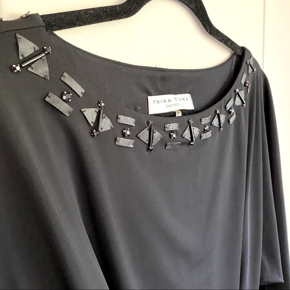 Trina Turk Matte Jersey Dress Sz 6 - Picture 3 of 5